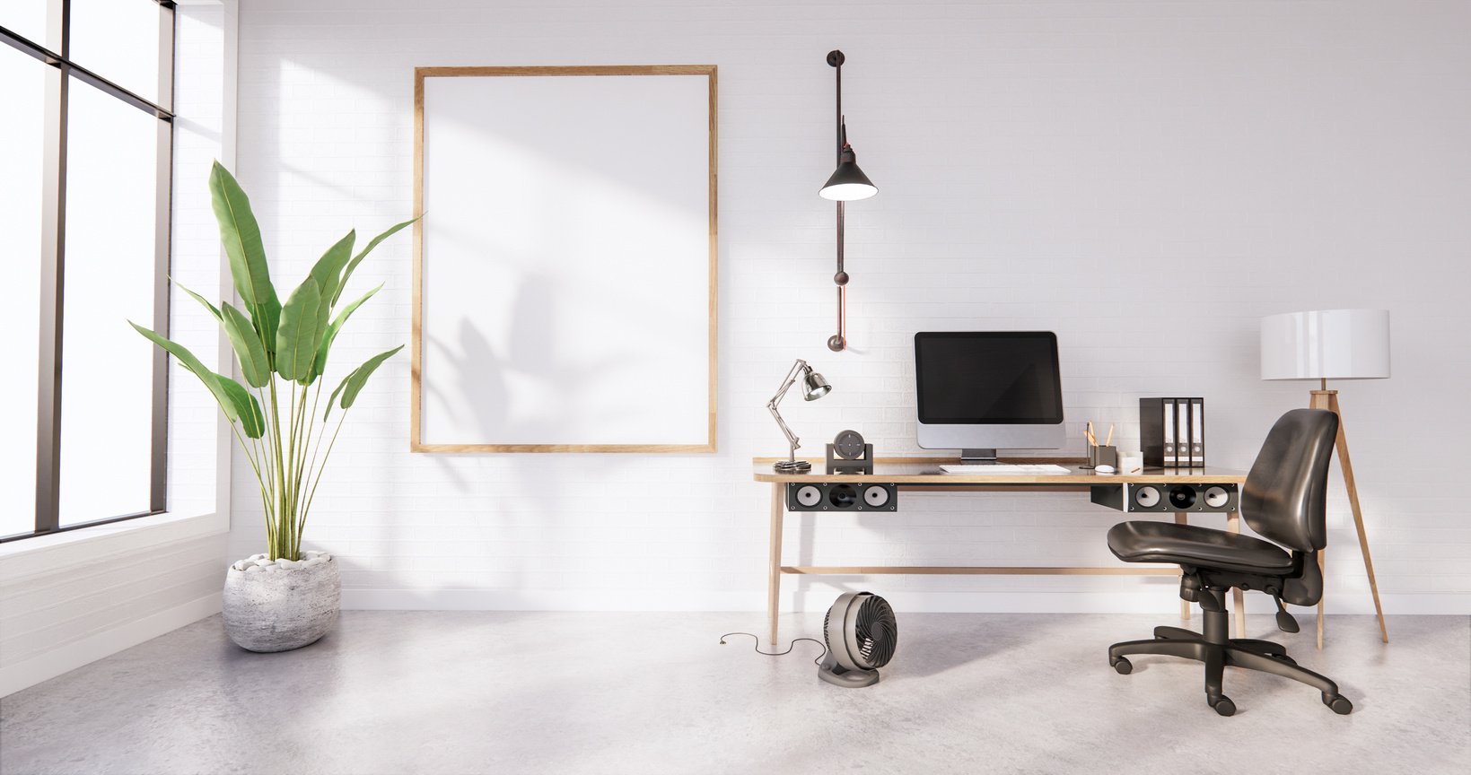 An Interior of an Office with Office Tools